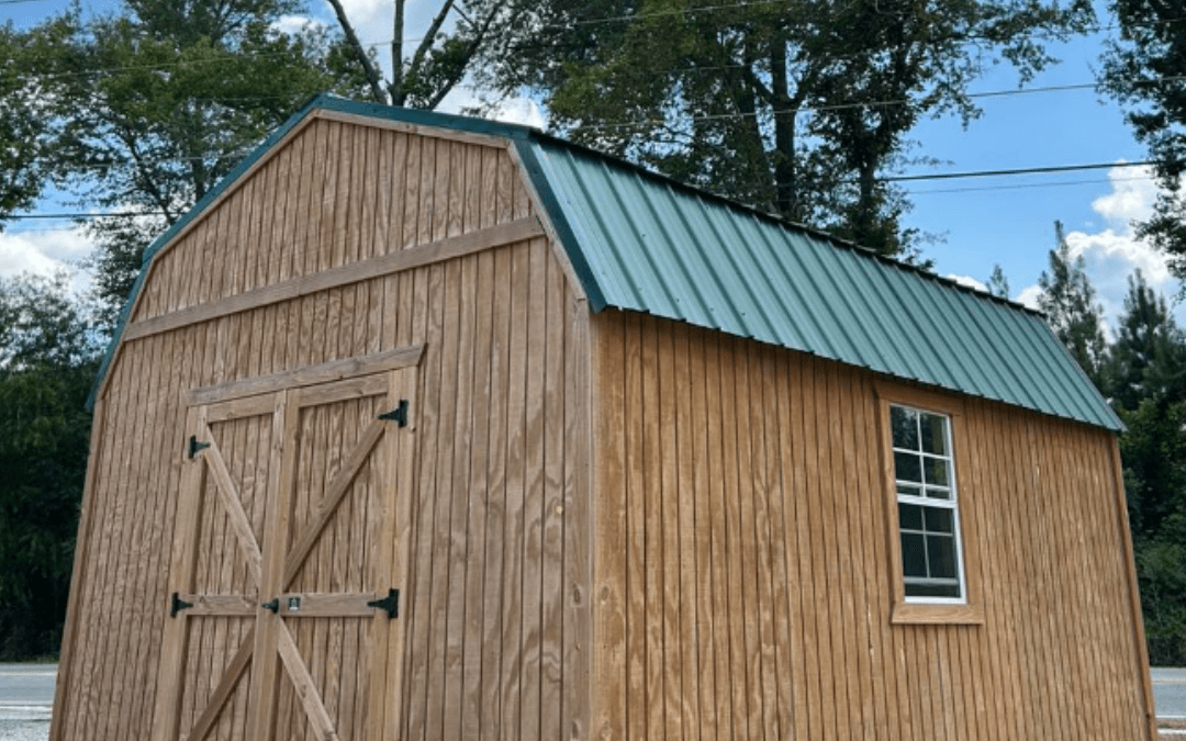 Aged inventory, brought back from one of our lots and DISCOUNTED❗️  🏠 12×16 Lofted Barn