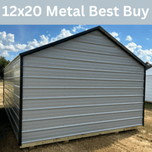 12x20 Metal Storage Barn