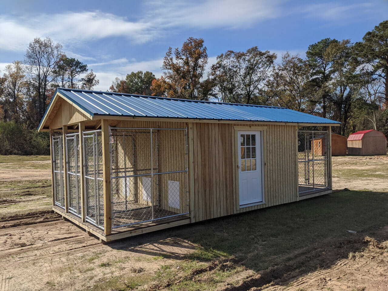 Deluxe Dog Kennels Yoders Storage Buildings