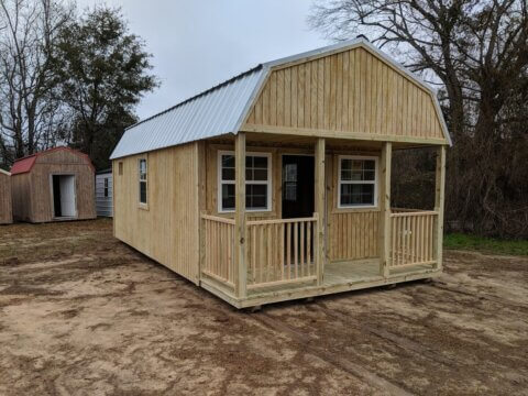 Porch Lofted Barns - Yoders Storage Buildings